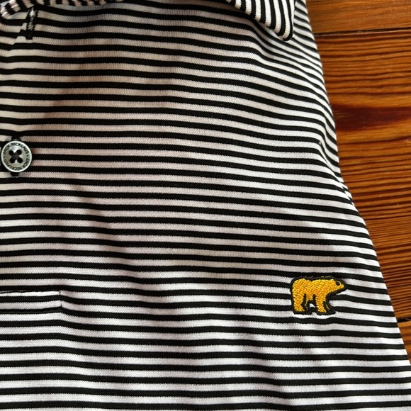 2 Jack Nicklaus Short Sleeve 3 Button Golf Shirts Size Large - Picture 4 of 6